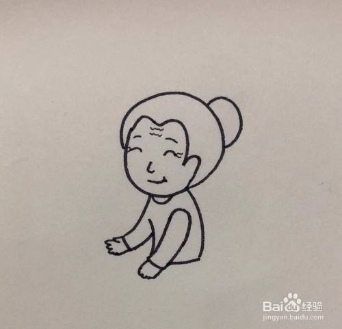 怎么画老奶奶简笔画;老婆婆简单又好看的画法