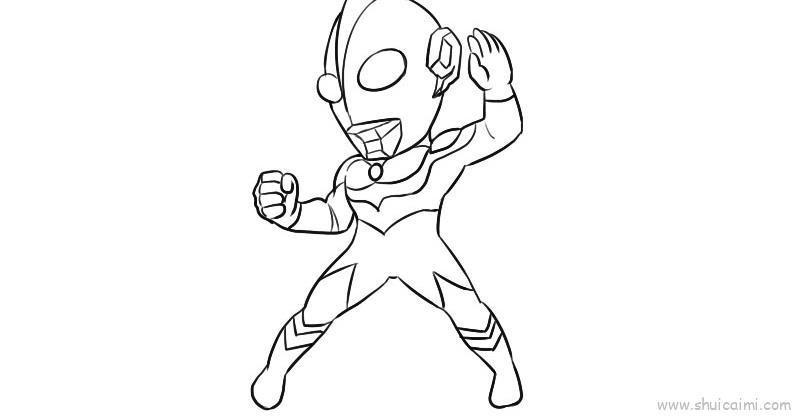 奥特曼儿童画怎么画奥特曼简笔画图片大全
