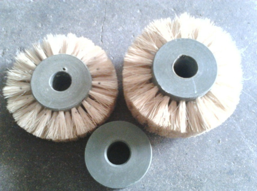 机械配件毛刷轮 小毛刷 尼龙丝毛刷轮 圆盘抛光刷 工业圆盘毛刷