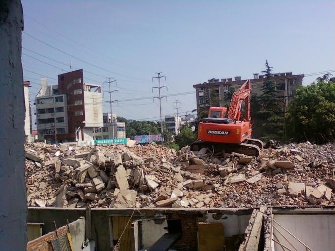 安徽省马鞍山市城市的非法拆迁