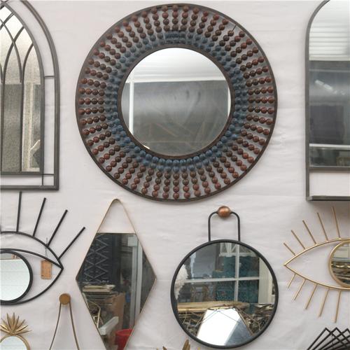 现代简约装饰镜子洗手间民宿创意新款化妆镜