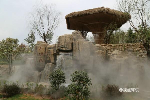 潼关古城女娲泉温泉度假酒店开业啦游客云集好热闹