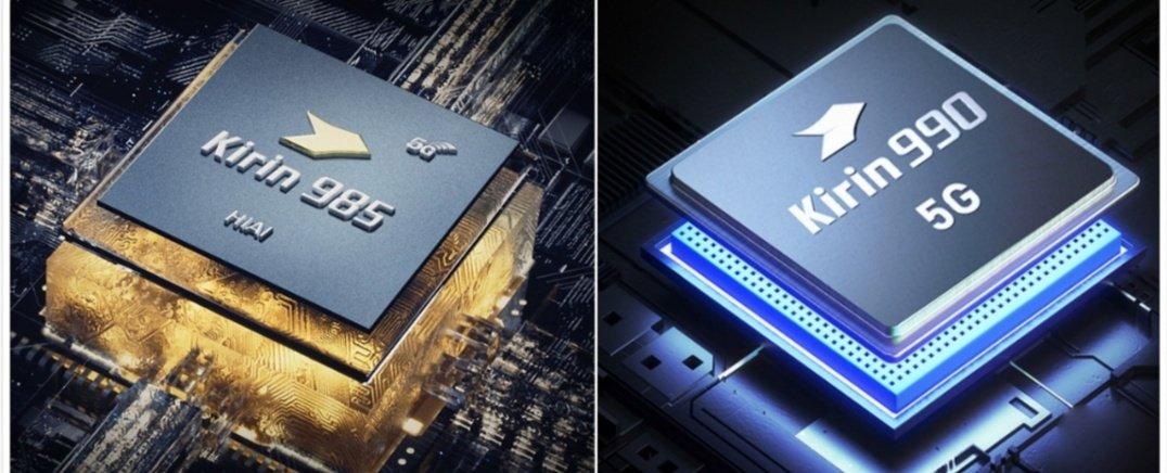 荣耀30采用麒麟985 5g集成芯片;荣耀v30采用麒麟990芯片 外挂巴龙5000