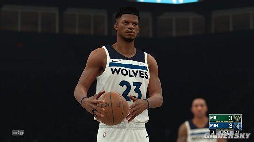 《nba2k18》森林狼队巴特勒身形发型面补mod