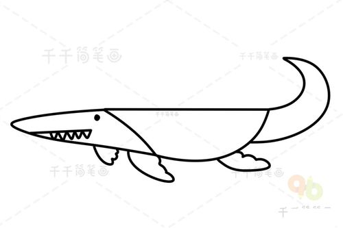 沧龙简笔画 儿童绘画-儿童简笔画大全