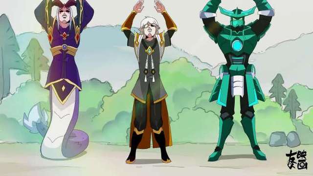 王者别闹:峡谷大才子~稷下学院f4登场~话说程咬金你站