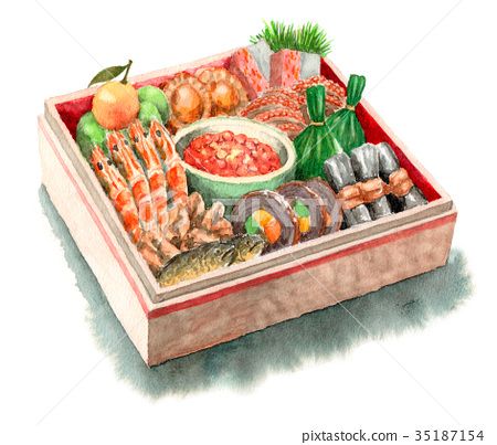 插图素材: 新年菜