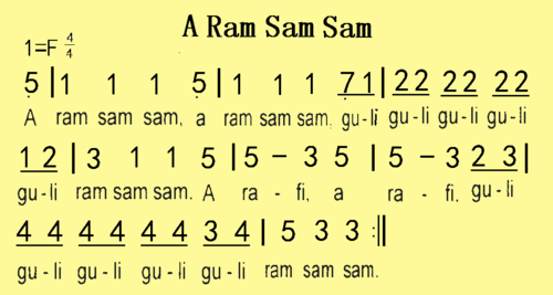亲子音乐《a ram sam sam》