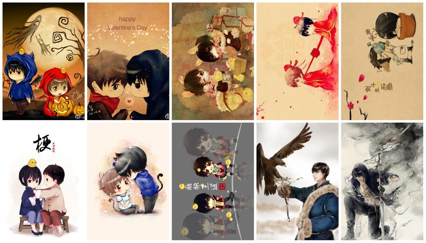 哑舍 盗墓笔记 瓶邪海报加厚 可选图 10张 动漫壁纸周边 包邮送礼