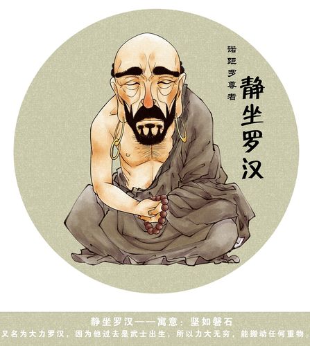 托塔罗汉举钵罗汉欢喜罗汉坐鹿罗汉十八罗汉图竖版十八罗汉头像图最近