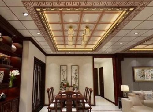客厅铝扣板吊顶-装修之家学装修
