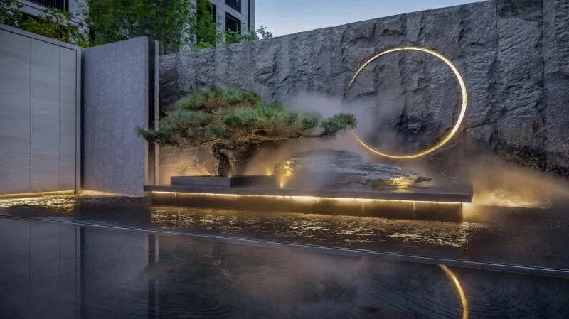 【水岸华庭】照壁,照见新中式建筑气度非凡chuanshi