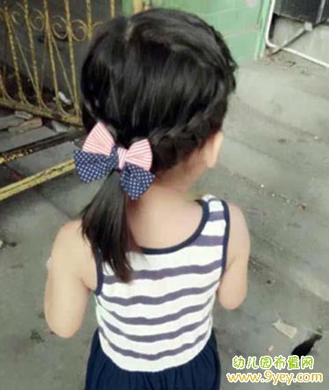 简单又好看的小女孩梳头发型设计图片