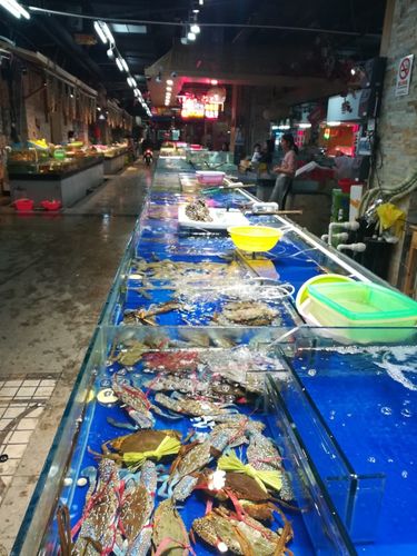 海游城里面有个海鲜市场