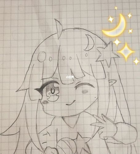 凹凸世界凯莉简笔画(希望大家喜欢)_凹凸世界_简笔画