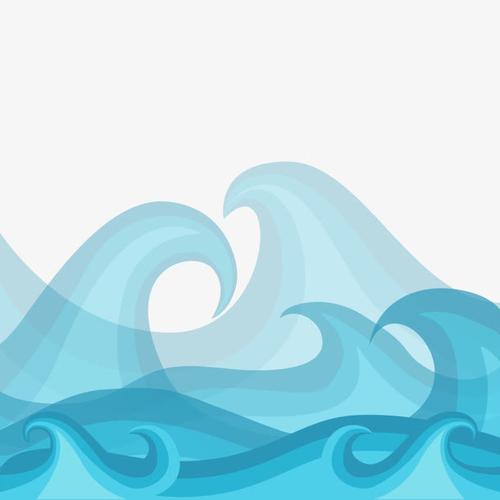 手绘/卡通 卡通元素 > 矢量波浪 收藏 [声明] 觅元素所有素材为用户