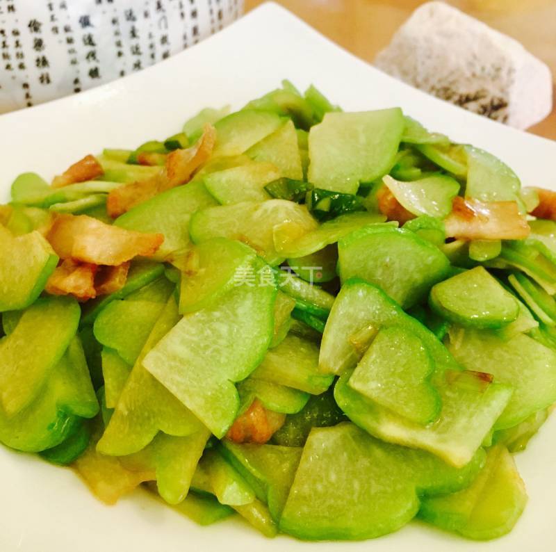 佛手瓜炒肉片