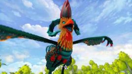   国产动漫《猪猪侠》中的角色,鸡龙怪擅长在鸡与飞龙两种形态