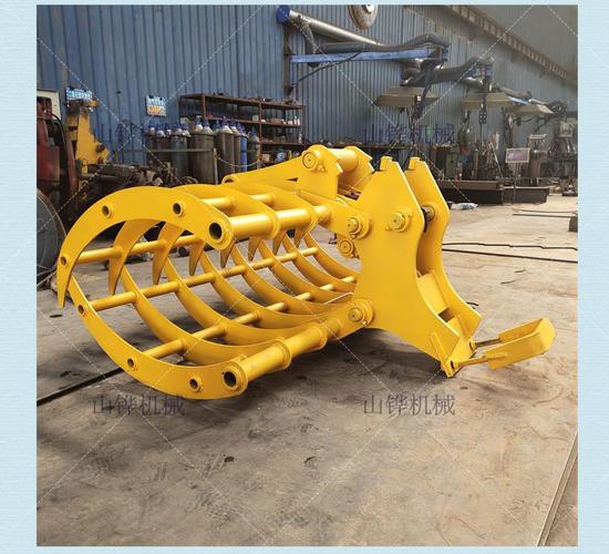 挖机属具抓草机 新疆棉花抓子360度旋转夹子抓草机 8