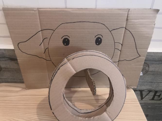 教师假期玩教具制作—大象套圈