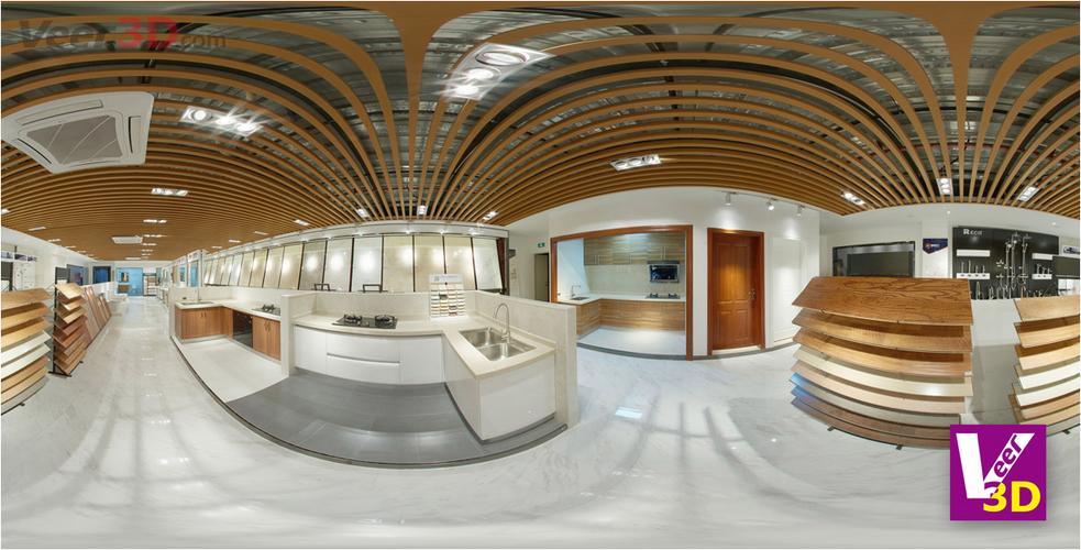 建材城全景拍摄制作,全景vr展示