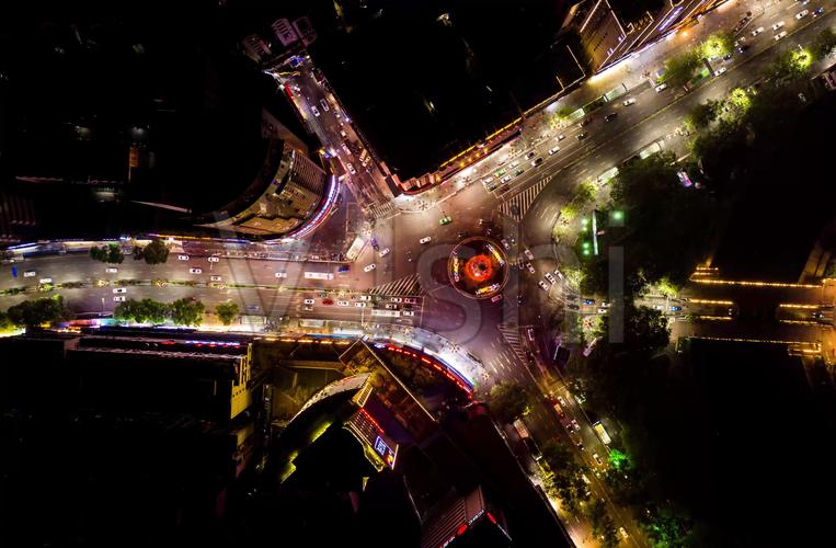 遵义市丁字口夜景固定延时