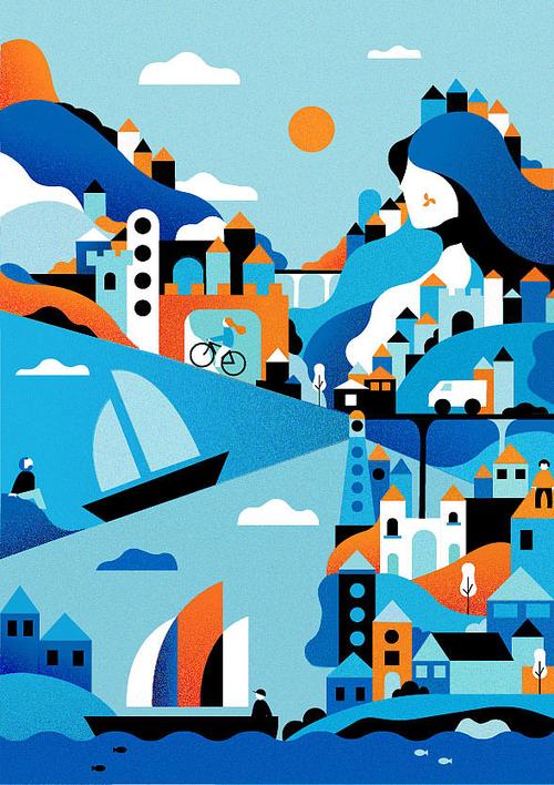 ai插画练习|插画|艺术插画|c圈圈 - 临摹作品 - 站酷