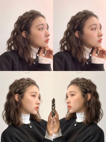 蛋卷头 法式烫发 中短发烫发 显白发色 显脸小发型