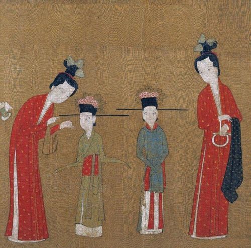 北宋 佚名 《歌乐图卷》局部 上海博物馆藏