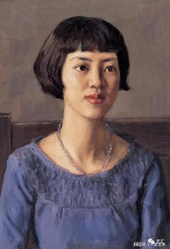 少女肖像 55×38cm  布面油画 2005年