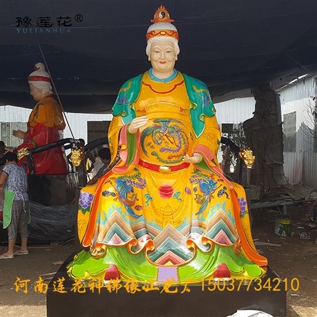 观音菩萨善财龙女佛像/佛教金童玉女佛像图片/童男童女佛像