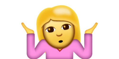 摊手耸肩smugshrug表情04ツ04在ios102中以emoji形式呈现