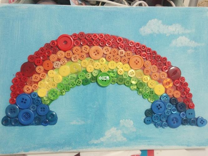 纽扣画_手工制作_我的手工日常_兴趣爱好_手工