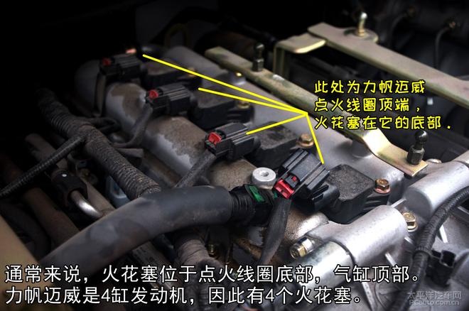 力帆迈威实车示例 教你鉴定火花塞故障