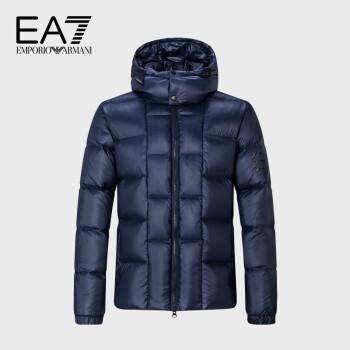 阿玛尼ea7 emporio armani奢侈品男装21秋冬ea7男士经典标识连帽羽绒
