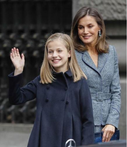 莱昂诺尔欧洲最美公主拯救西班牙王室头像被印到钱币上