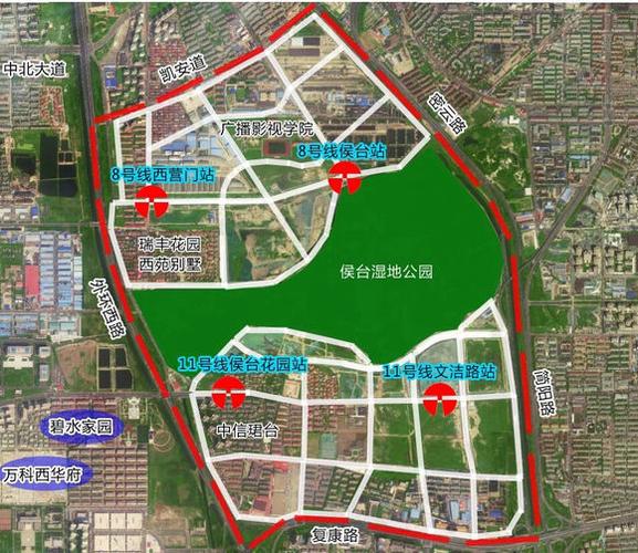 水西公园规划有地铁8号线和地铁11号线.