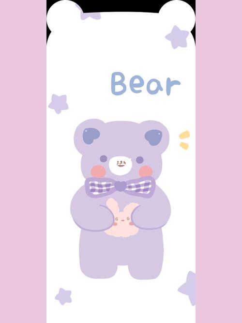 紫色小熊耳朵壁纸77ipad壁纸_壁纸_ipad_壁纸分享_素材_壁纸