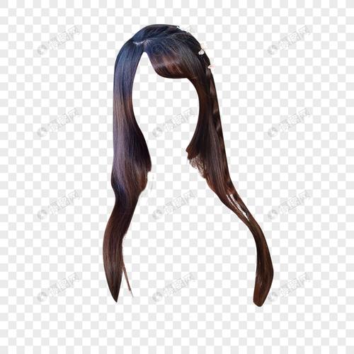 齐刘海女假发元素素材下载-正版素材401770166-摄图网