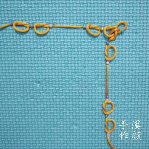 套色冰花结编法,小冰花怎么画,套色冰花结,冰花 冰花结(华瑶结)的教程