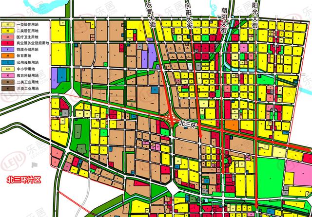 保定主城区重点区域用地布局规划变动(图)