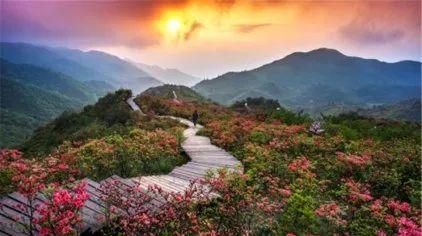 大围山以七星峰为最高峰,海拔1608米,七星峰南北两侧为浏阳