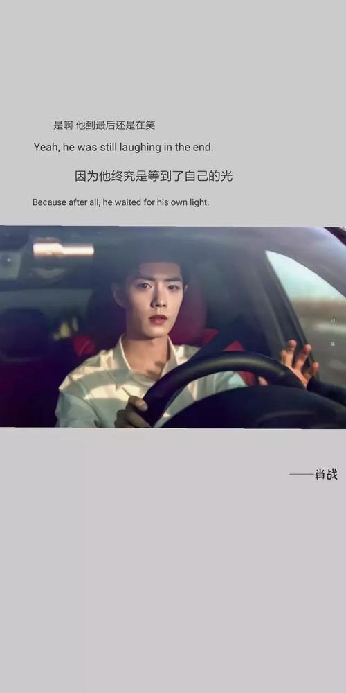 【肖战文字壁纸】肖战壁纸 喜欢请举手
