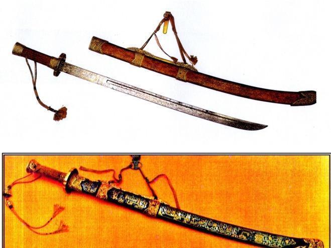 中国古代各朝刀剑图, 剑气逼人寒光四射, 体现了高超的制作水平