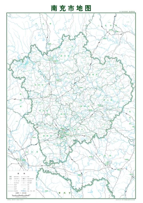 南充市标准地图基础要素版
