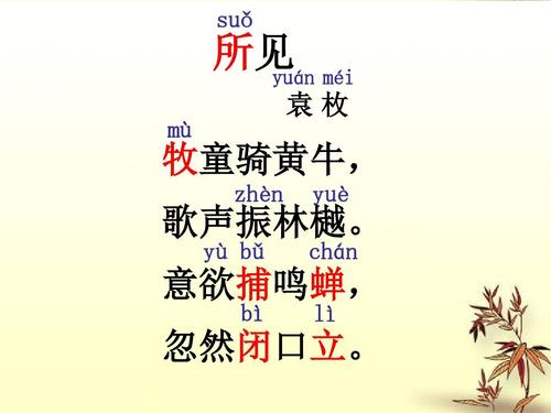 人教版第二册 语文课件古诗两首(所见.小池) ppt 课件(一年级下册)