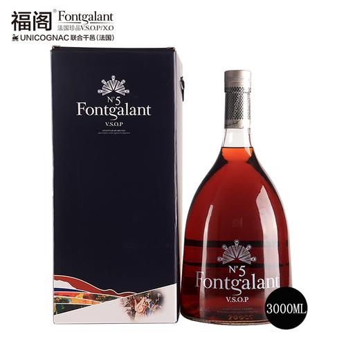 痴爱酒铺的优惠券大全—法国洋酒原装进口福阁5号vsop白兰地6斤3l福阁
