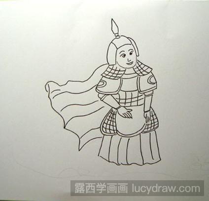 教你画古代威武的大将军