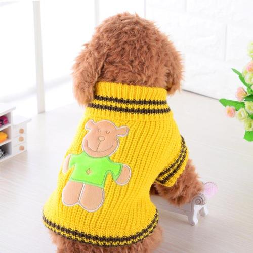 狗狗毛衣手工编织泰迪宠物背心猫咪冬装法斗针织秋冬季小型犬服装