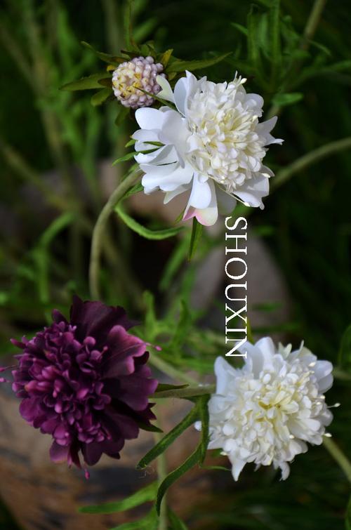 仿真花花艺配草松虫草田野轮锋菊